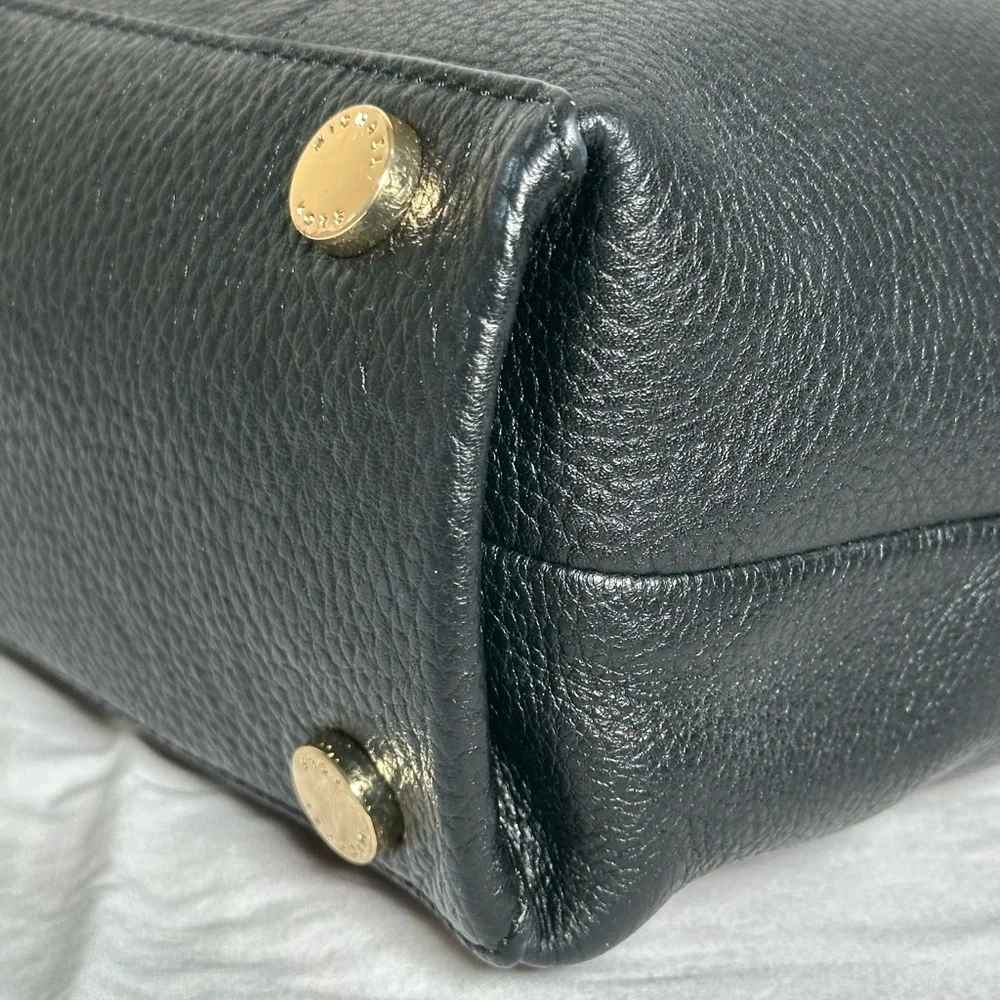 MICHAEL KORS ARIANA LARGE pebbled leather tote 2025 black beautiful Office bag